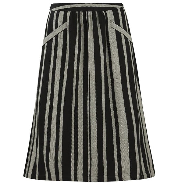 Preloved Striped People Tree Handwoven Cotton Skirt