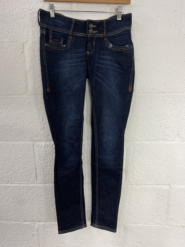 Preloved Rinse Denim Jeans in size 8