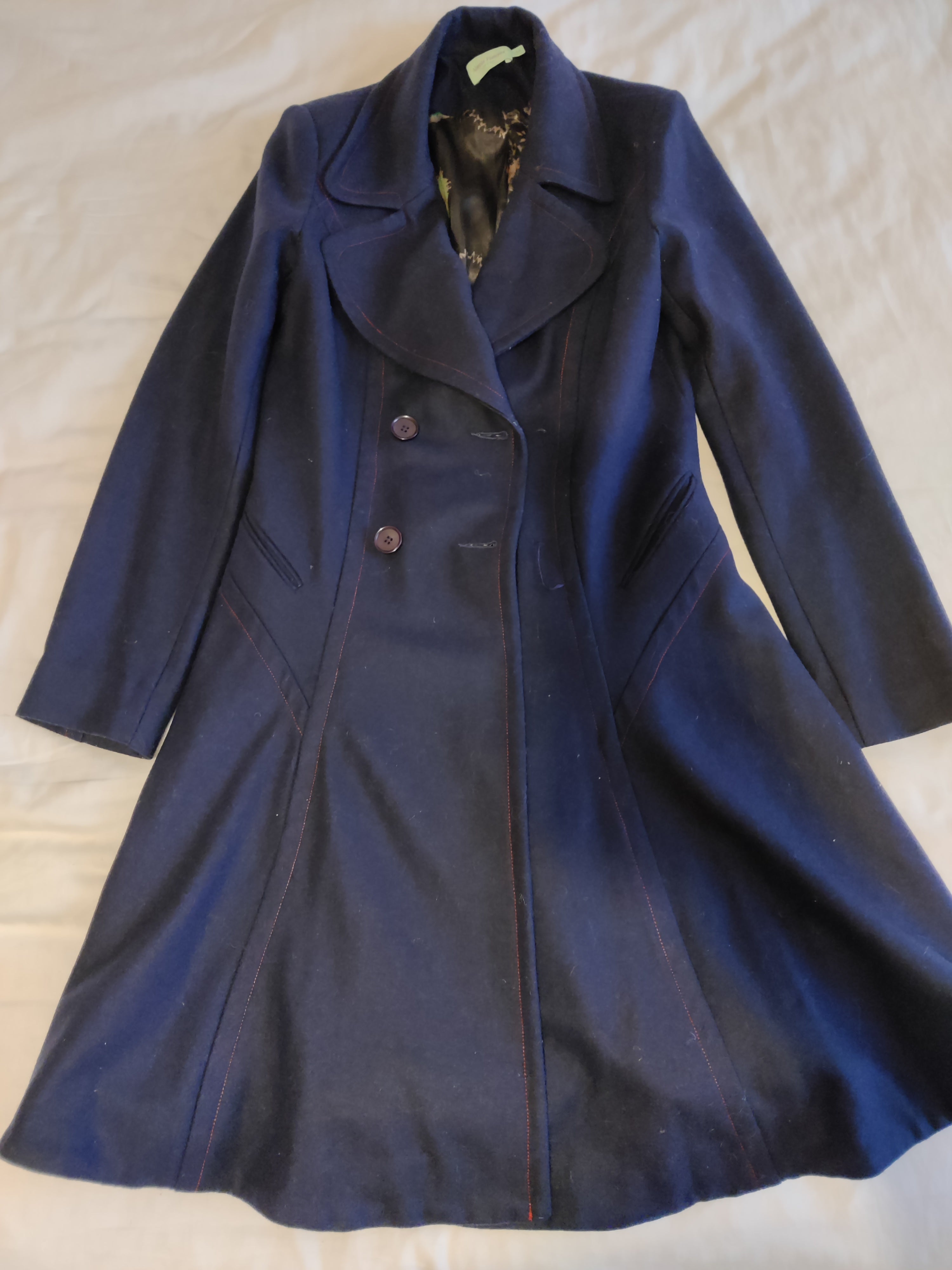 Preloved Navy frock coat