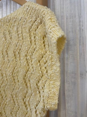 Preloved Hand knitted vest