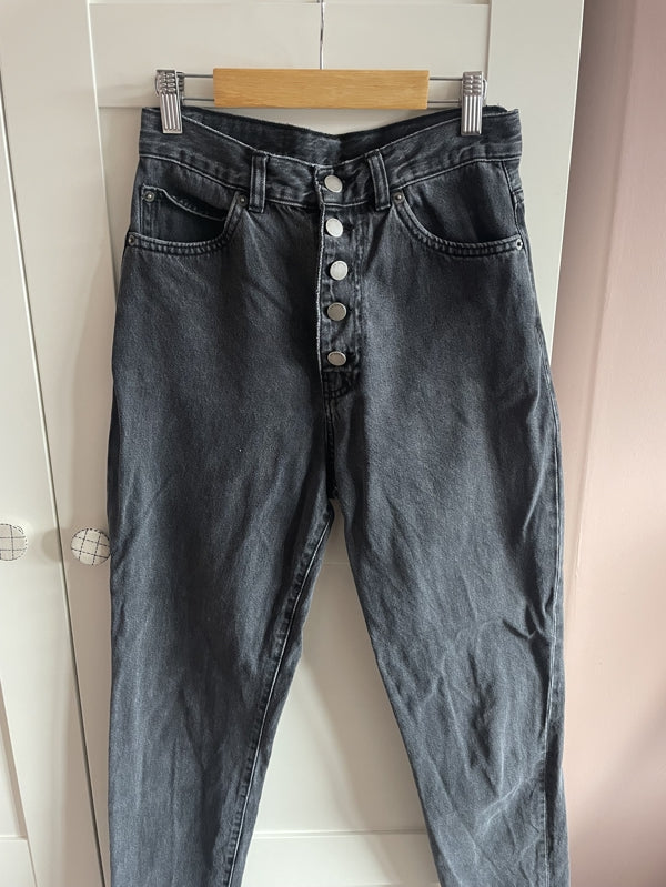 Preloved Nora Retro Black Jeans