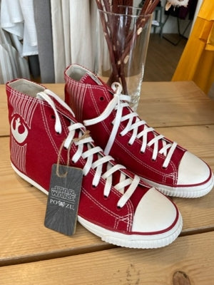 Preloved Po-Zu X Star Wars high top trainers