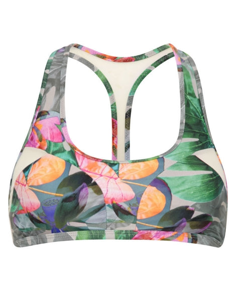 Preloved BJORN BORG MIRAGE FLORAL TROPICAL PRINT SPORTY BIKINI M MEDIUM 8 10 36