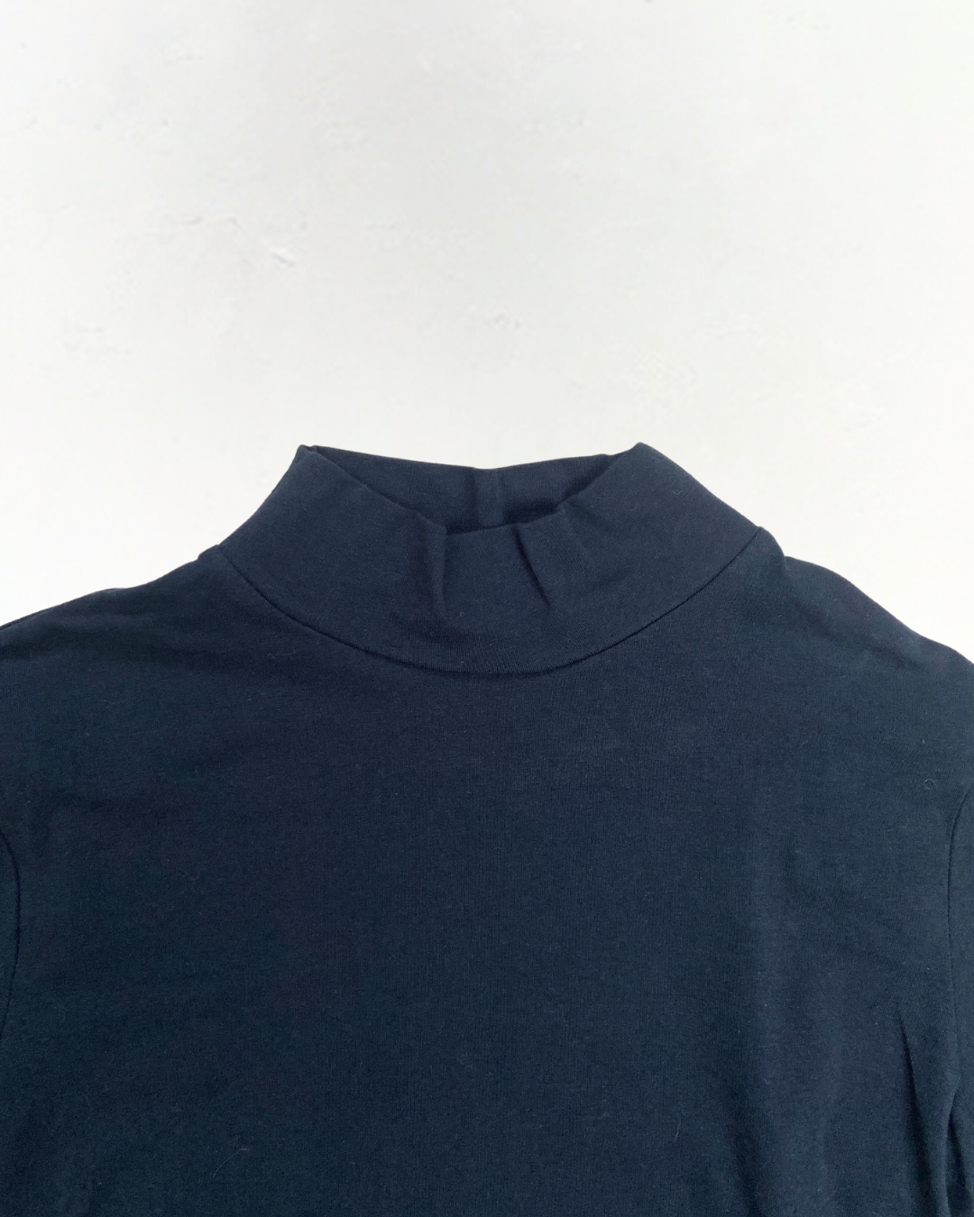 People Tree High Neck Navy Skater Dress