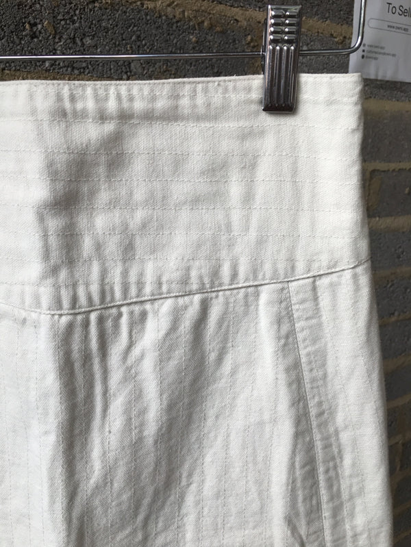 Preloved Cream quilted skirt from Noa Noa