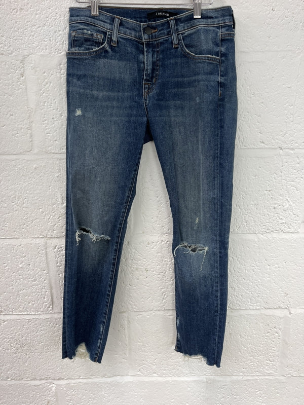 Preloved J Brand Sadey distressed skinny jean