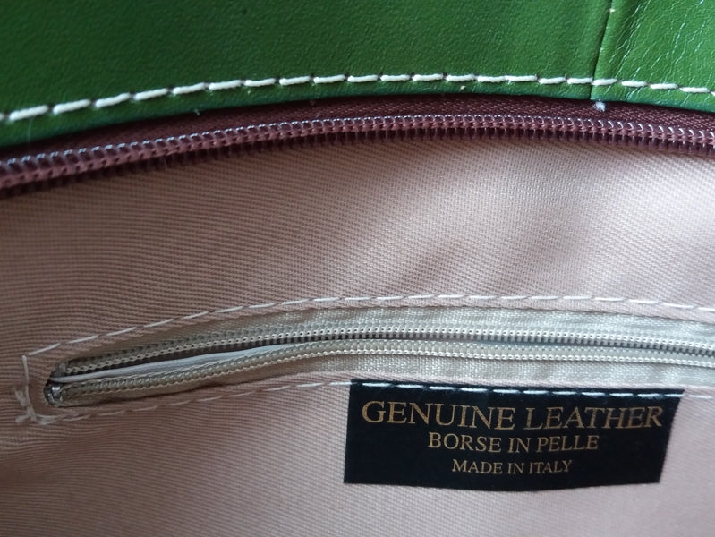 Preloved Italian leather handbag
