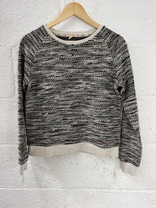 Preloved Brown Knit Sweater in size 10