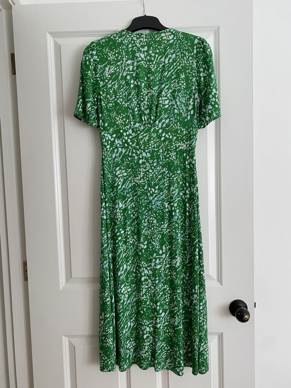 Preloved Nobody’s Child Green Alexa Midi Dress