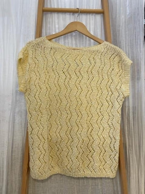 Preloved Hand knitted vest