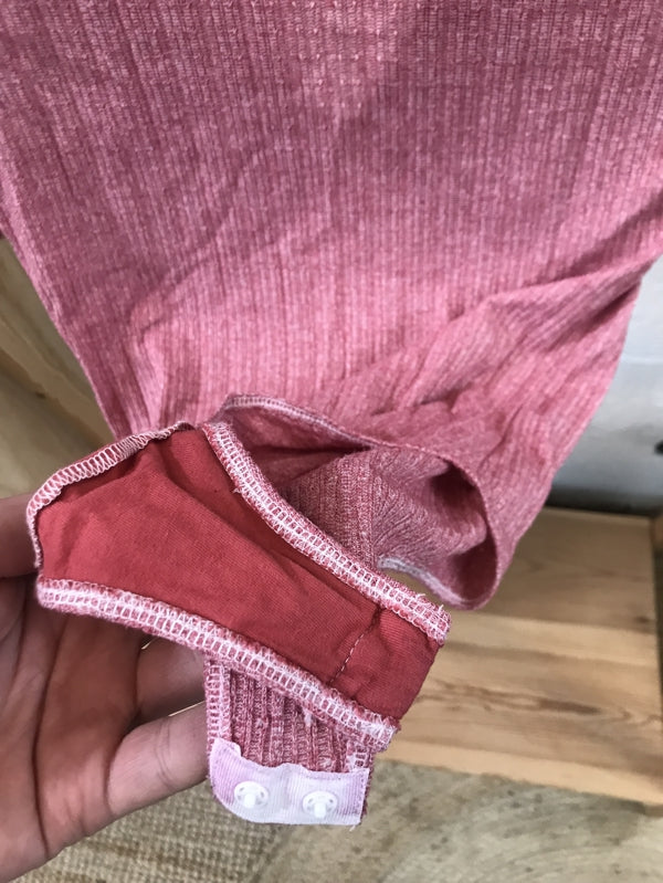 Preloved Pink Waffled Bodysuit