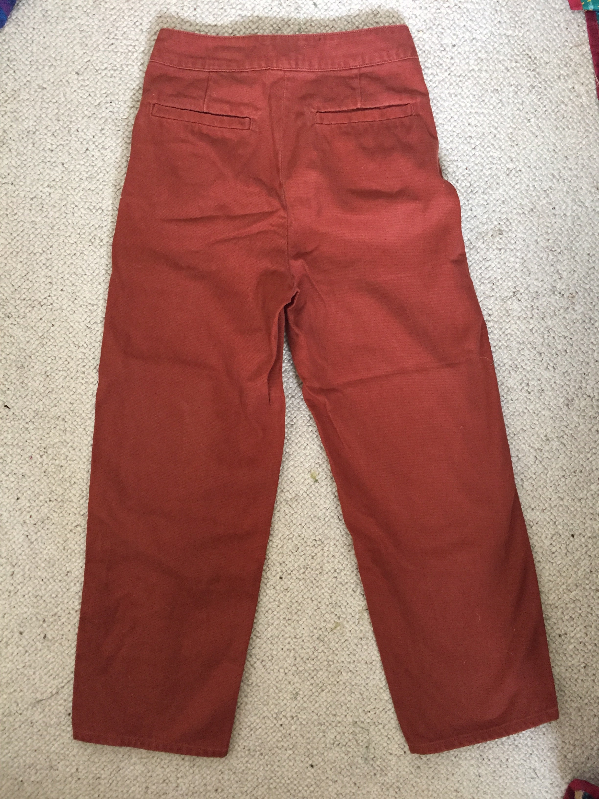Preloved Burnt orange high waist trousers