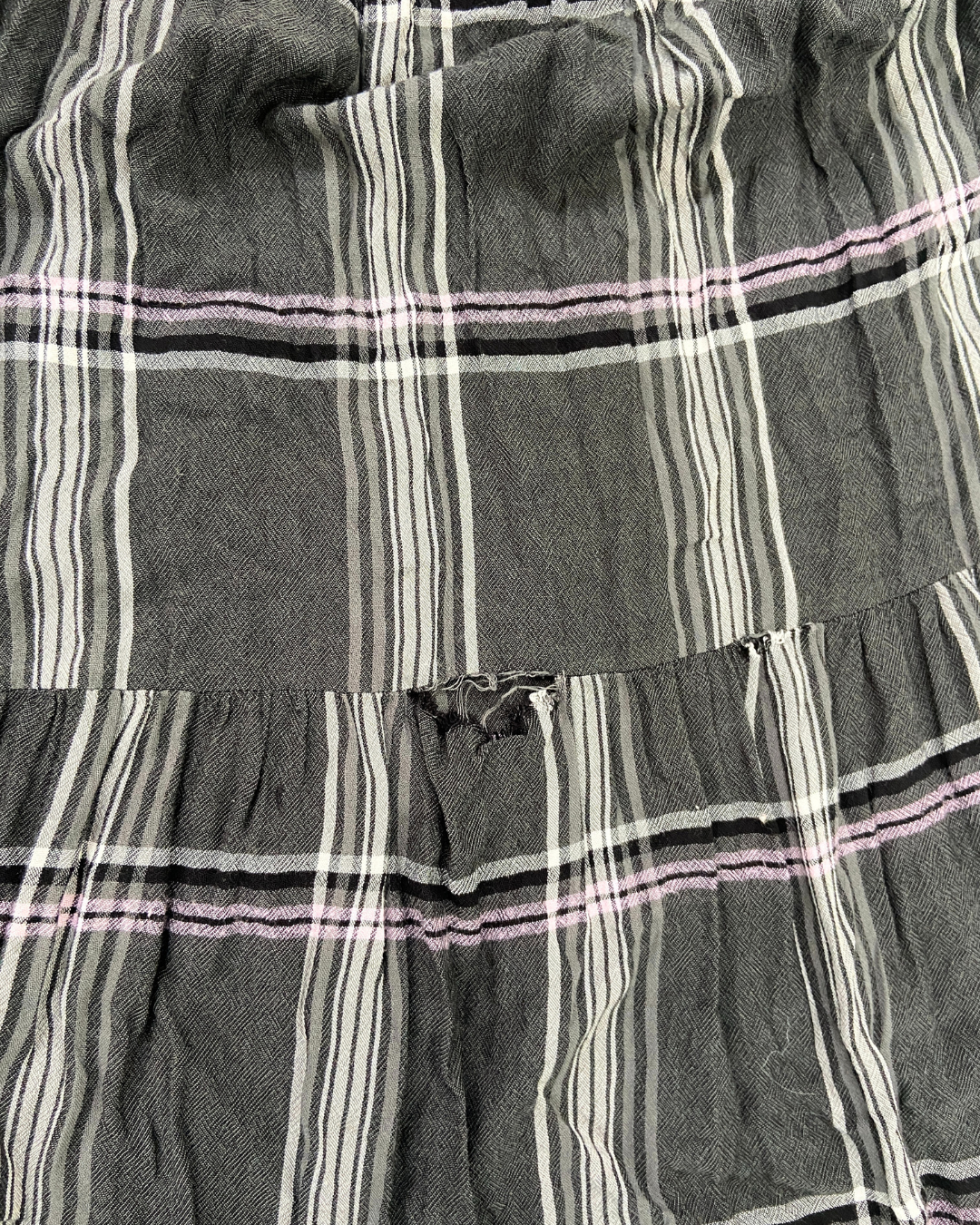 second hand Topshop Topshop Checkered Smock Dress Size Small 5 OWNI