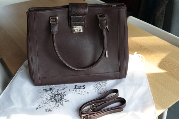 Preloved LaBante Jocelyn Bag in Chocolate Brown