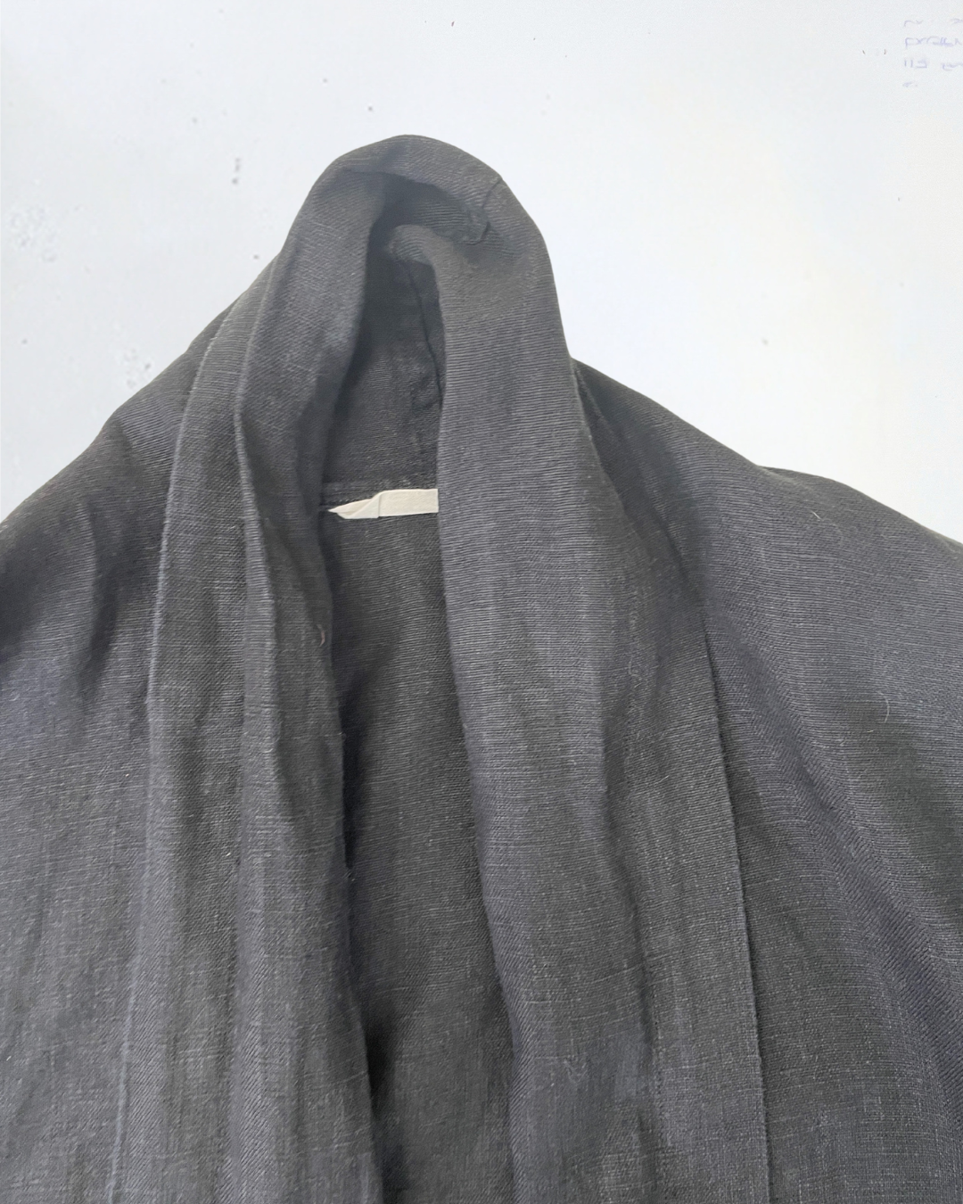 second hand Elizabeth Suzann Elizabeth Suzann Black Linen Gown with Pockets in Size XL 141 OWNI