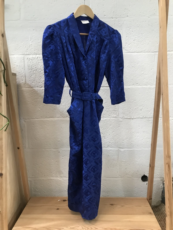 Preloved Silky Blue Dress