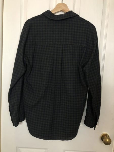 Preloved Relaxed Check wool-blend Shirt