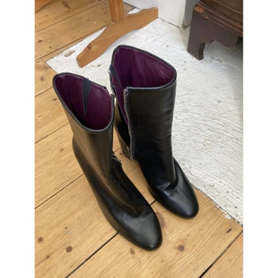 Preloved Beyond Skin Blaise Boots - black faux leather, EU size 38, worn twice