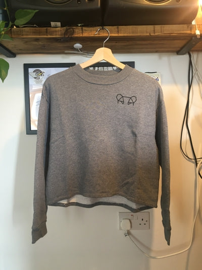 Preloved Sancho’s Peek a Roo cropped Sweatshirt