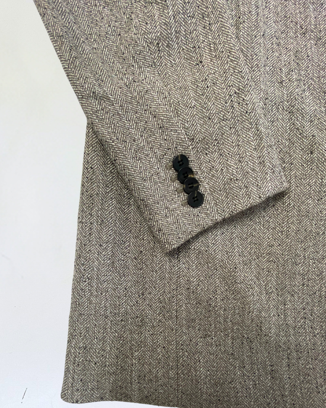 H&M Classic Tweed Blazer - Herringbone Pattern size XL