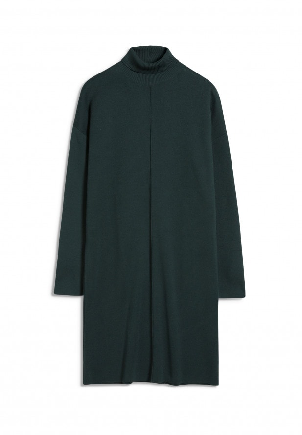 Preloved Sienna Knitted Dress in Vintage Green