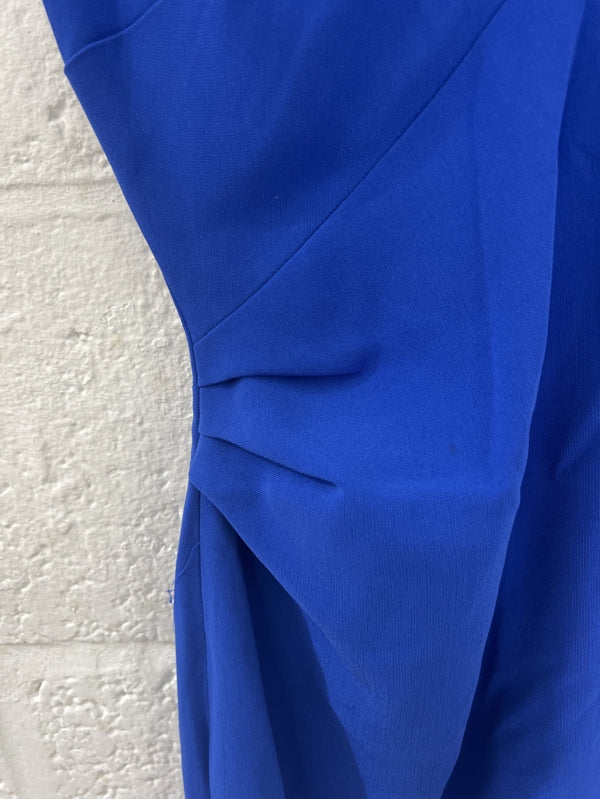 Preloved Blue Sleeveless Evening Dress in size 8