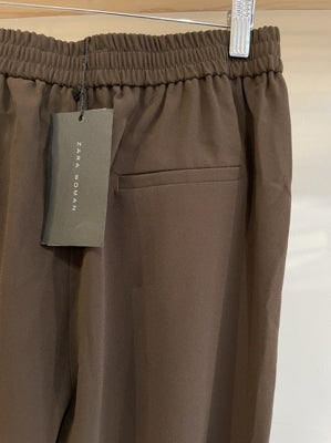 Preloved Brown Tapered Leg Trousers