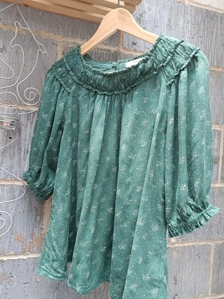 Preloved Emerald Green Blouse