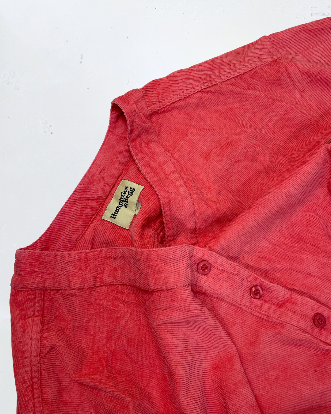 second hand Humphries & Begg Humphries & Begg Pink Cord Boilersuit in Size XL 45 OWNI