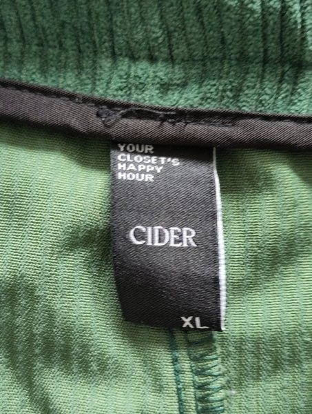 Preloved Green Corduroy Dunagrees