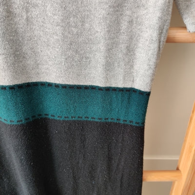 Preloved Silk/cotton mix midi dress