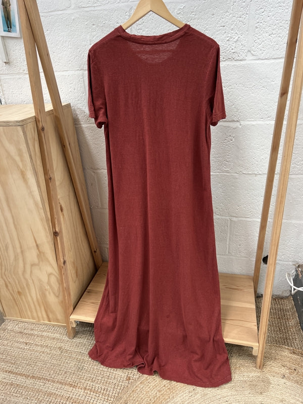 Preloved Thinking Mu 3/4 length T-shirt dress