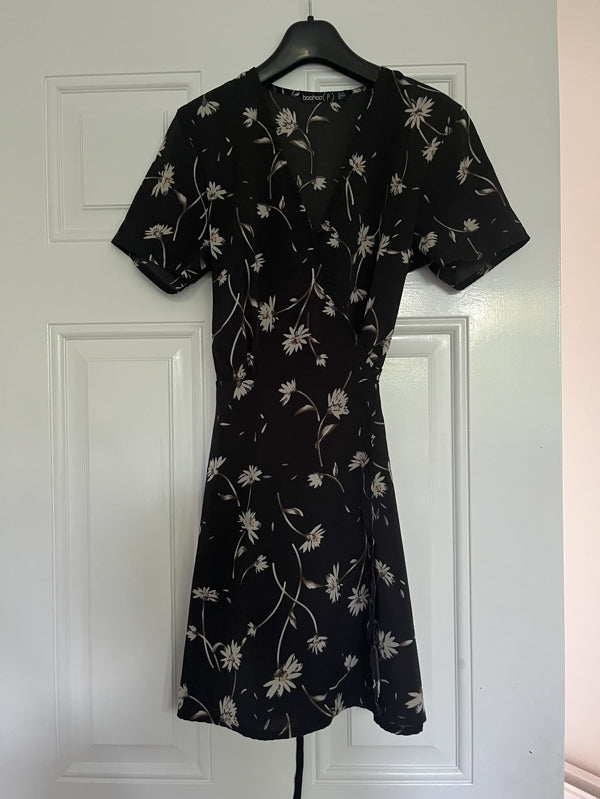 Preloved Floral Wrap Dress
