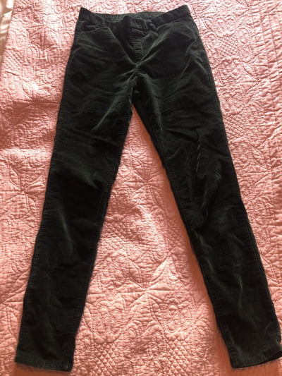 Preloved ‘Velvet’ green trousers