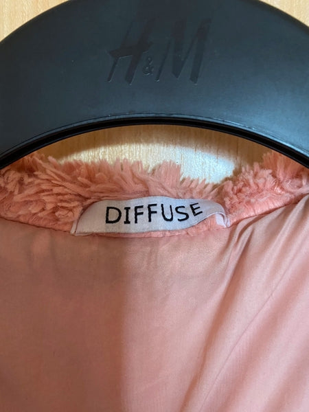Preloved Pink fluffy jacket