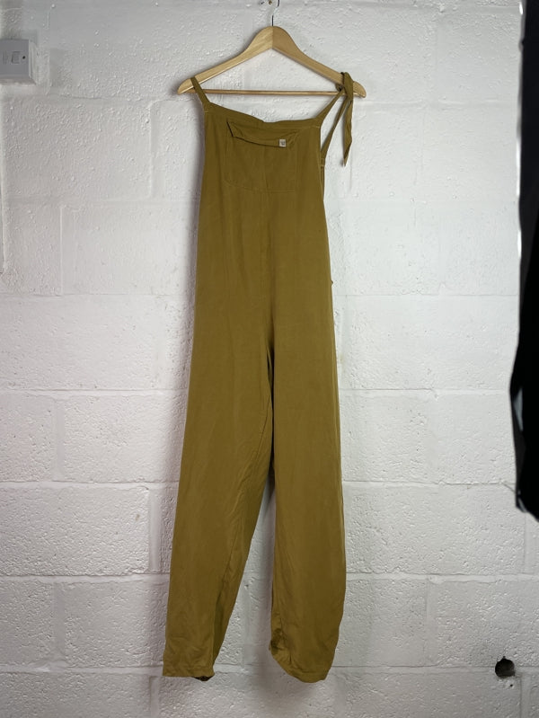 Preloved Mustard Lightweight Dungarees