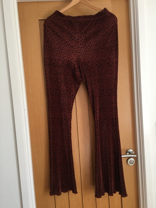 Preloved Topshop wide leg stretch flare trouser