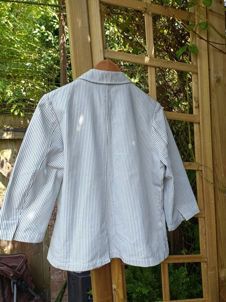 Preloved Striped Summer Jacket