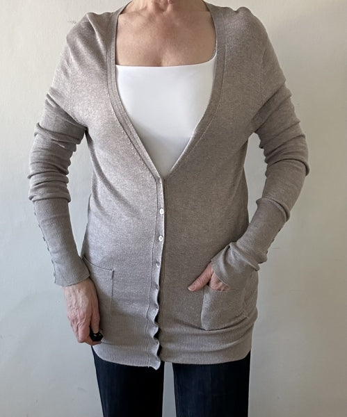 second hand Zara Beige Cardigan 10 OWNI