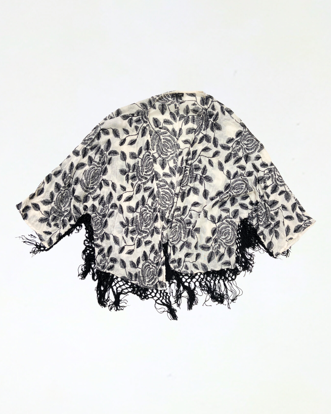 River Island Bohemian Lace Cardigan with Fringe Detail