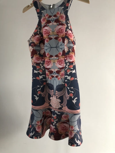 Preloved Printed scuba dress