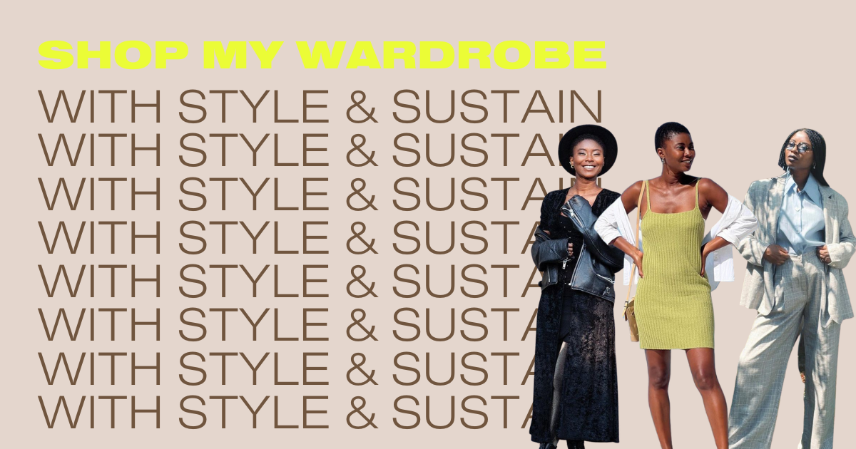 #ShopMyWardrobe with Style and Sustain