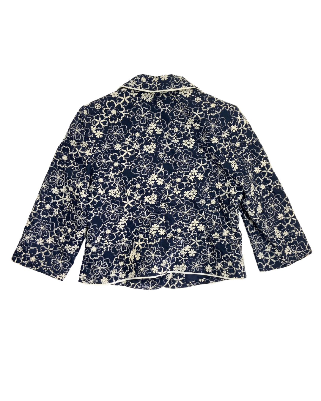 Alex and Co Navy Floral Blazer