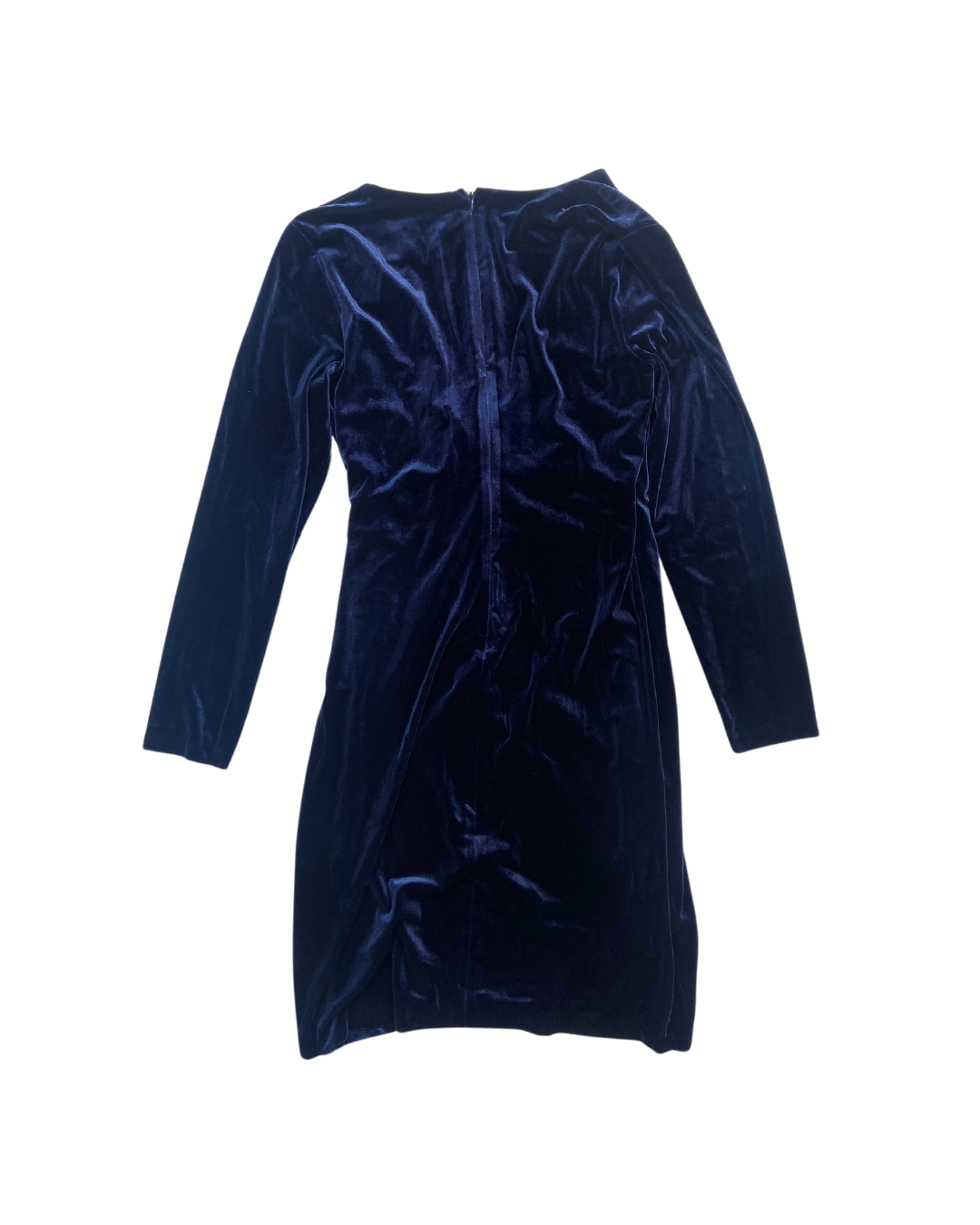 DKNY Blue Velvet Dress