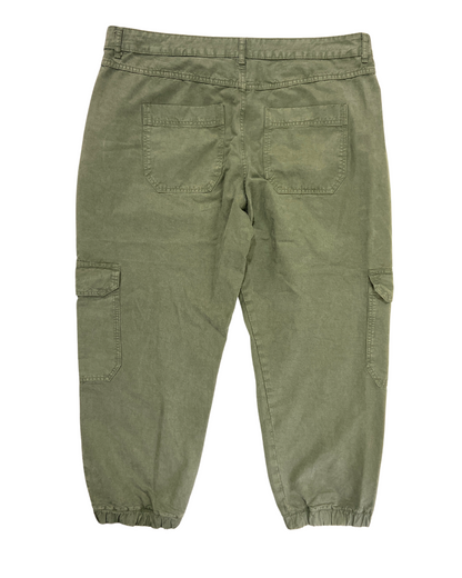 And Or Green Cargo Trousers