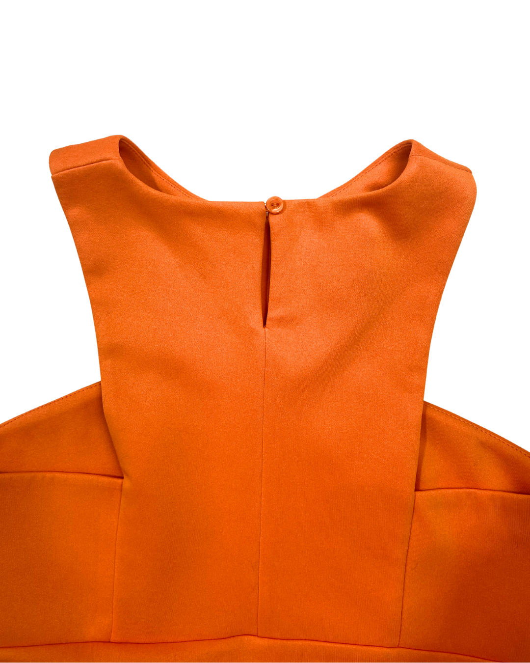 ASOS Orange Bodycon Midi Dress