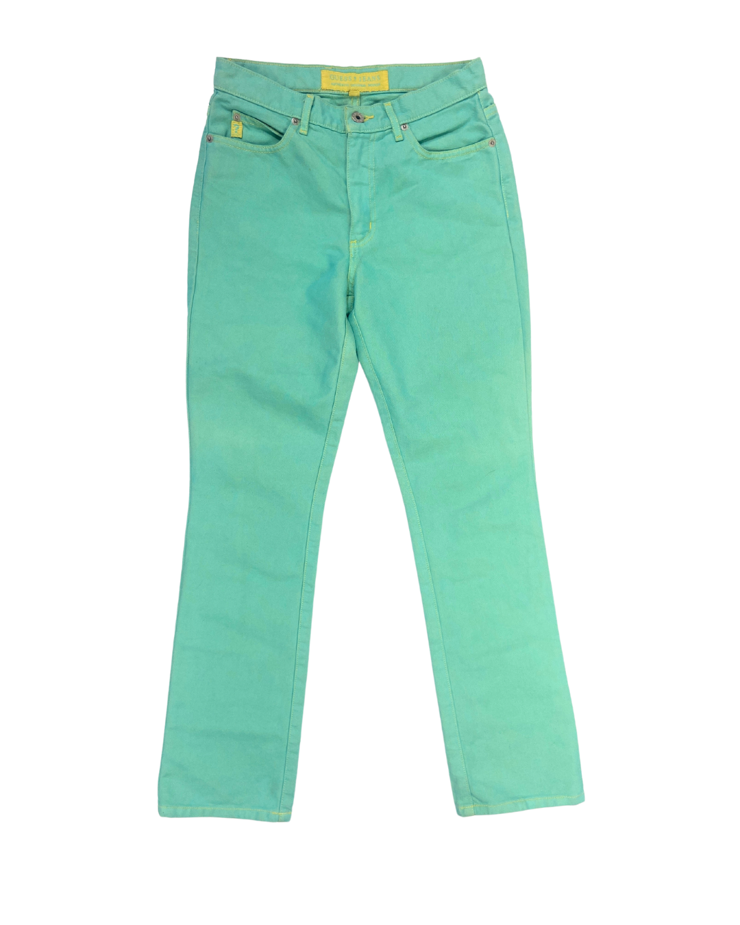 Guess Turquoise Straight Leg Jeans