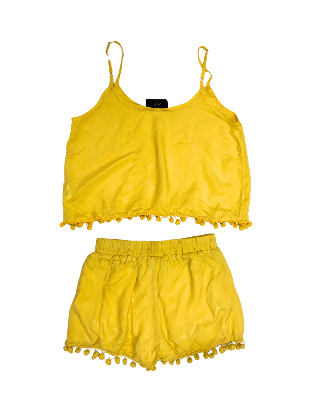 Yellow Shorts Co-ord