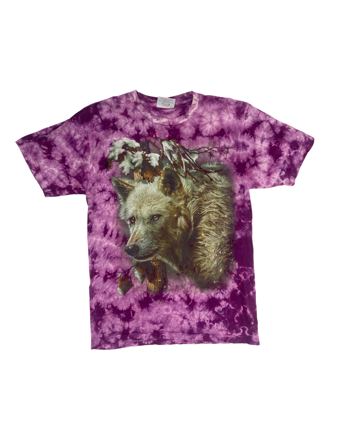 second hand Jay and Cherry Jay and Cherry Purple Tie Dye Wolf T-Shirt 8 OWNI