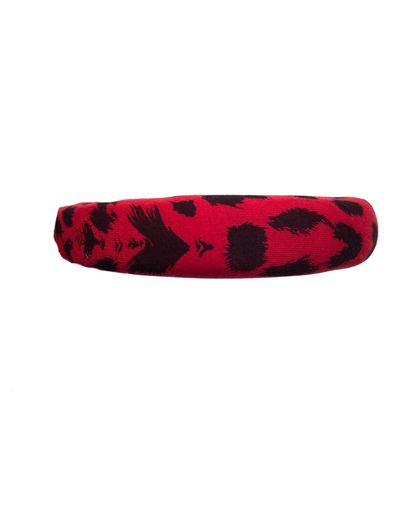 Sew Last Summer Red Leopard Headband